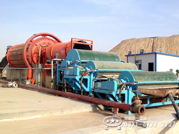 磁選生產(chǎn)線——磁選法、磁選設(shè)備、磁選工藝流程