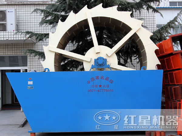 不同視角下的單葉輪洗砂機(jī)