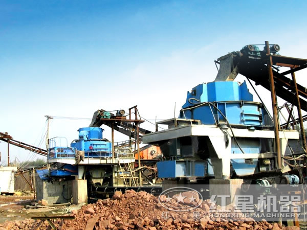 石子破碎生產線客戶現(xiàn)場圖二