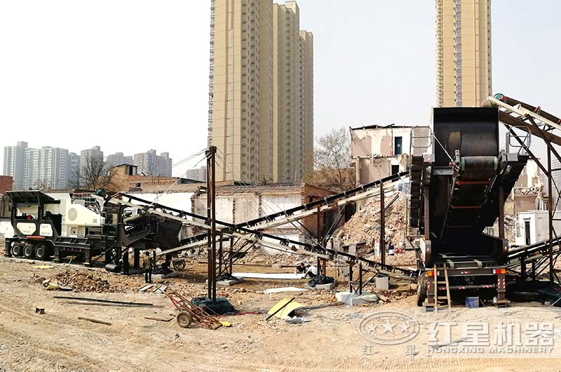 西安客戶建筑垃圾破碎現(xiàn)場 西安客戶建筑垃圾破碎現(xiàn)場