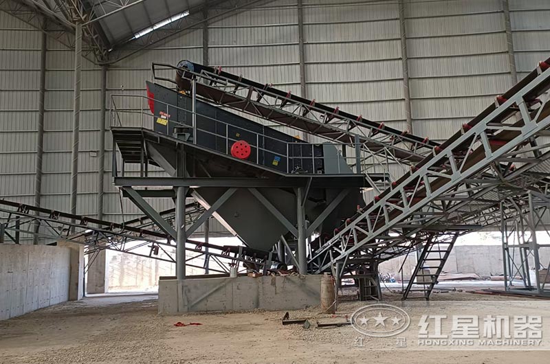 浙江客戶振動(dòng)篩現(xiàn)場