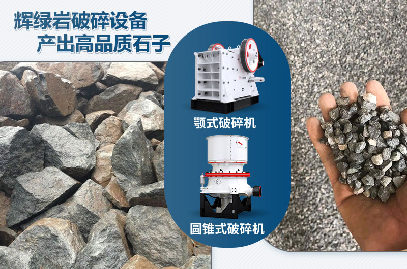 輝綠巖破碎可用的破碎機有哪些？價格多少？