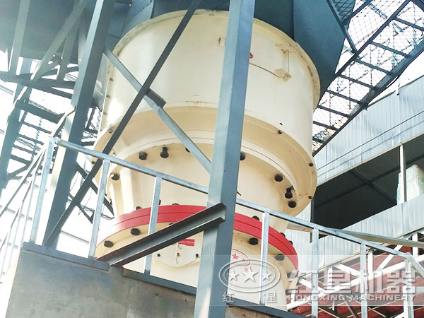 與圓錐破相較，再高硬度的石料也完敗