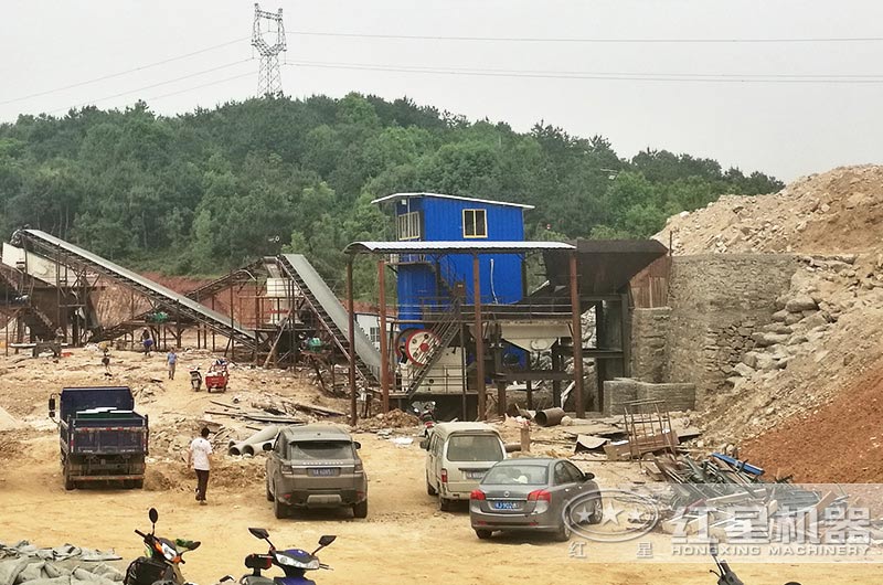 制砂生產線客戶現(xiàn)場實拍