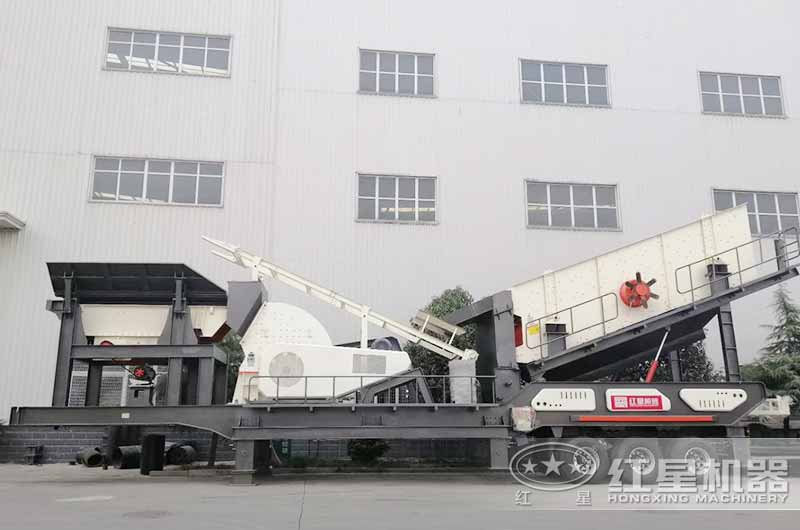 與給料機、破碎機一起搭載的新型車載可移動篩砂機