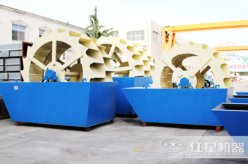 一天能洗3000噸的3020輪斗式洗砂機(jī)，以高產(chǎn)威震四方