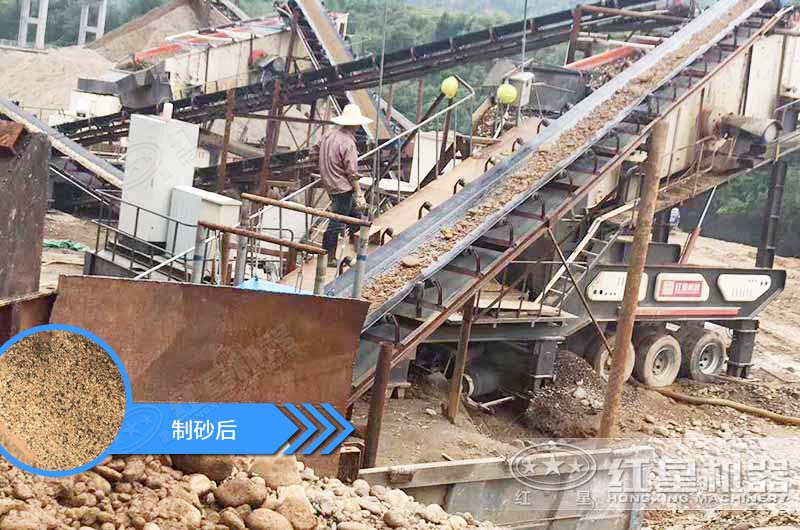 石頭制砂機制出的沙能用嗎？一臺設(shè)備多少錢（內(nèi)附生產(chǎn)現(xiàn)場視頻）
