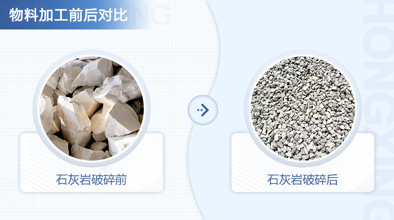 處理石灰?guī)r的日產(chǎn)500方砂石生產(chǎn)線機器怎樣配？