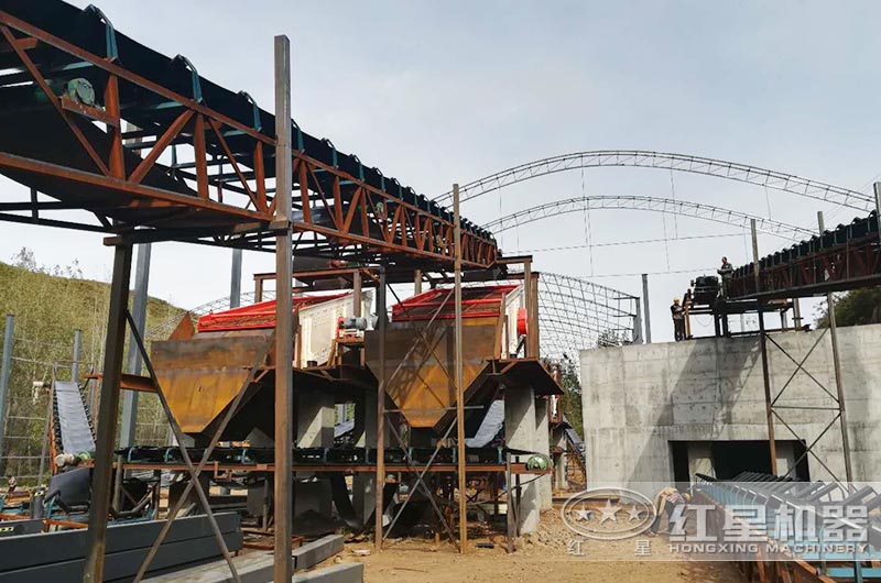 一噸原石出多少噸12、13石子？都需要哪些石子碎石機設(shè)備？