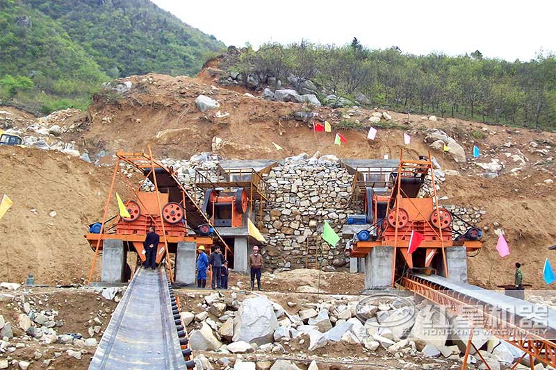 廢棄混凝土再生石子線多少錢一套？鋪路石子一立方價(jià)格多少？